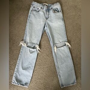Abercrombie & Fitch Mid Rise 90s Straight Jean